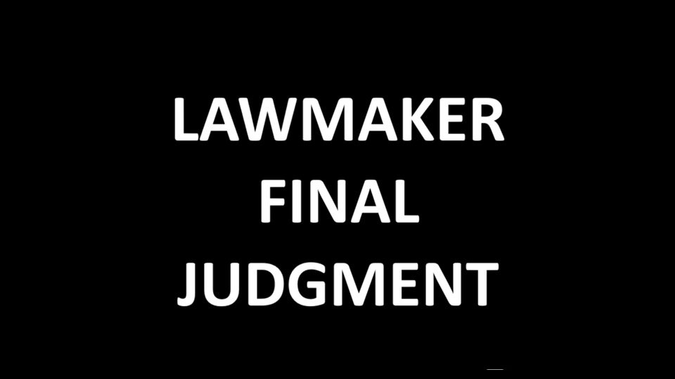Lawmaker Final Judgment